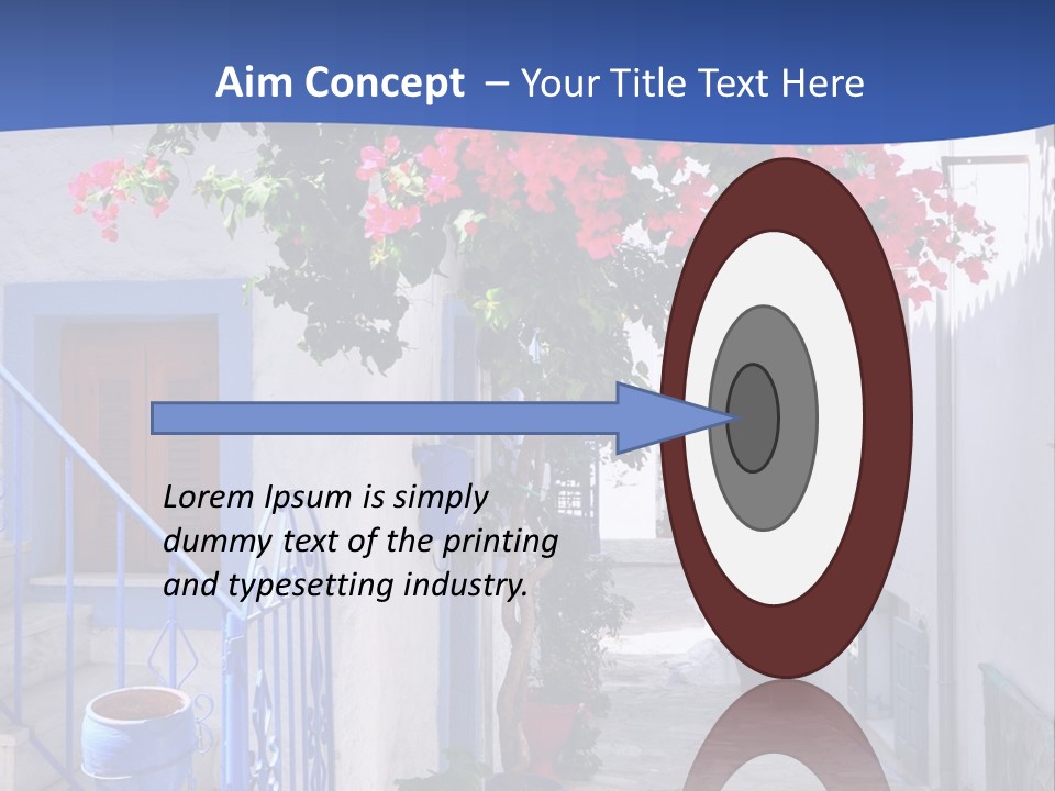 Cooling House Power PowerPoint Template