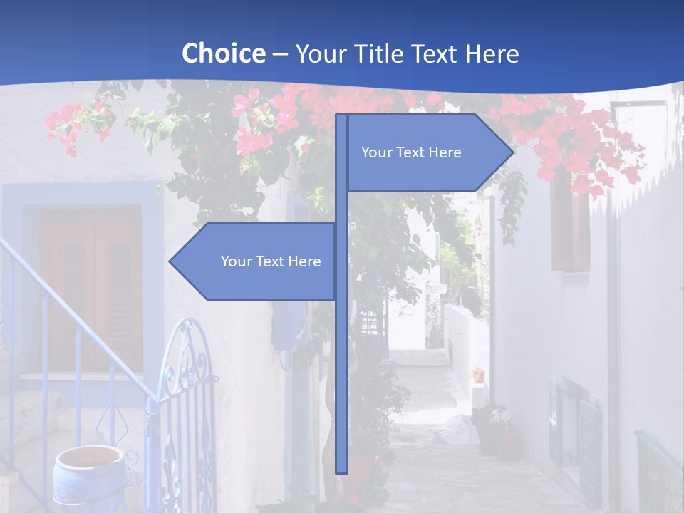 Cooling House Power PowerPoint Template