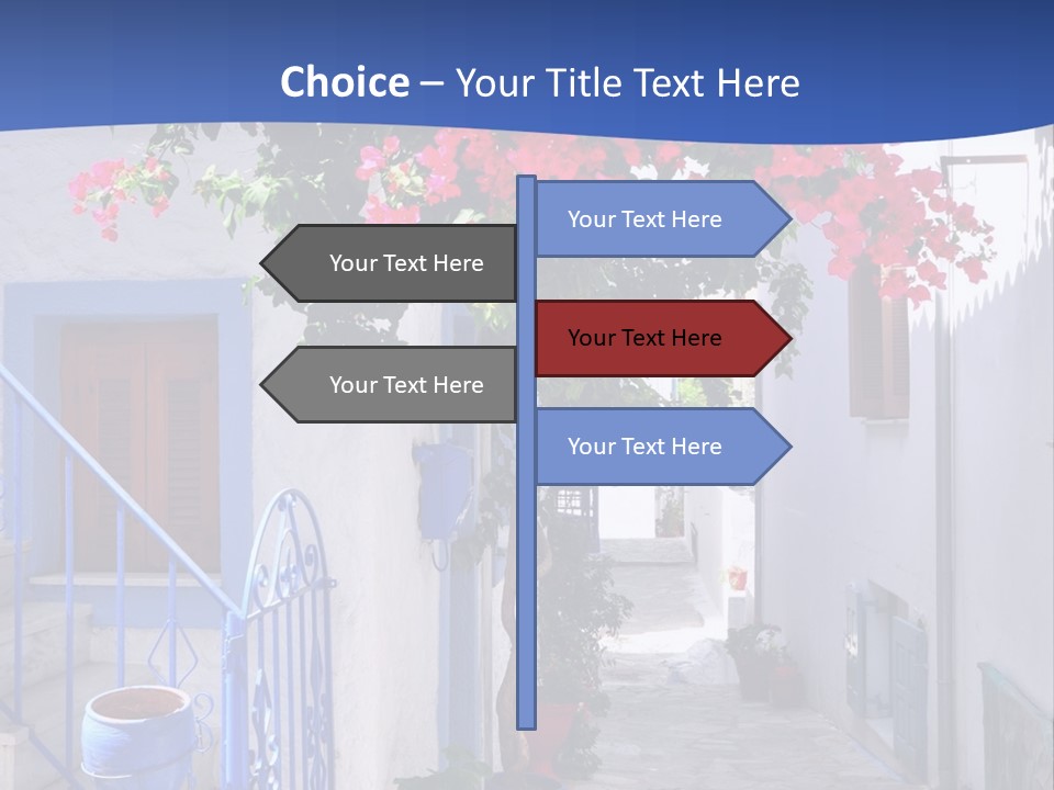 Cooling House Power PowerPoint Template
