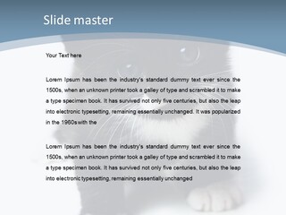 Unit Conditioner White PowerPoint Template