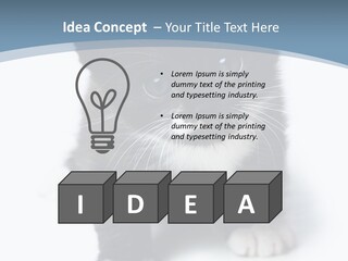 Unit Conditioner White PowerPoint Template