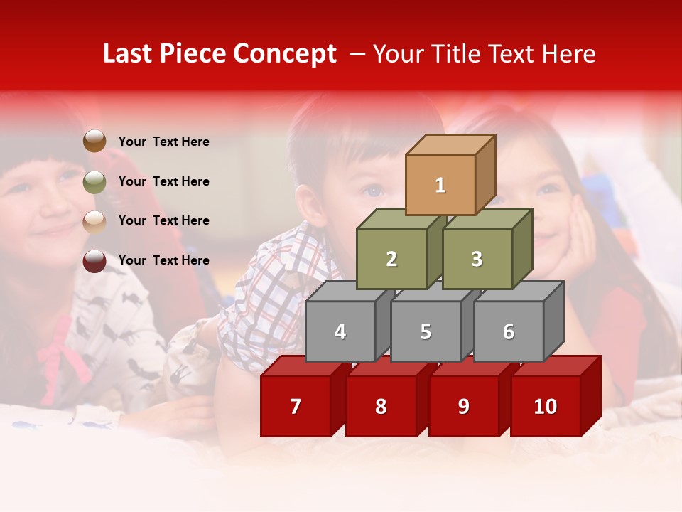 White Unit Temperature PowerPoint Template