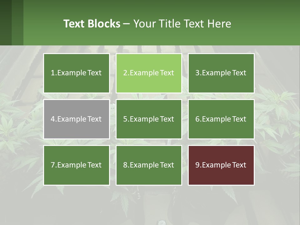 Cold Electric Air PowerPoint Template