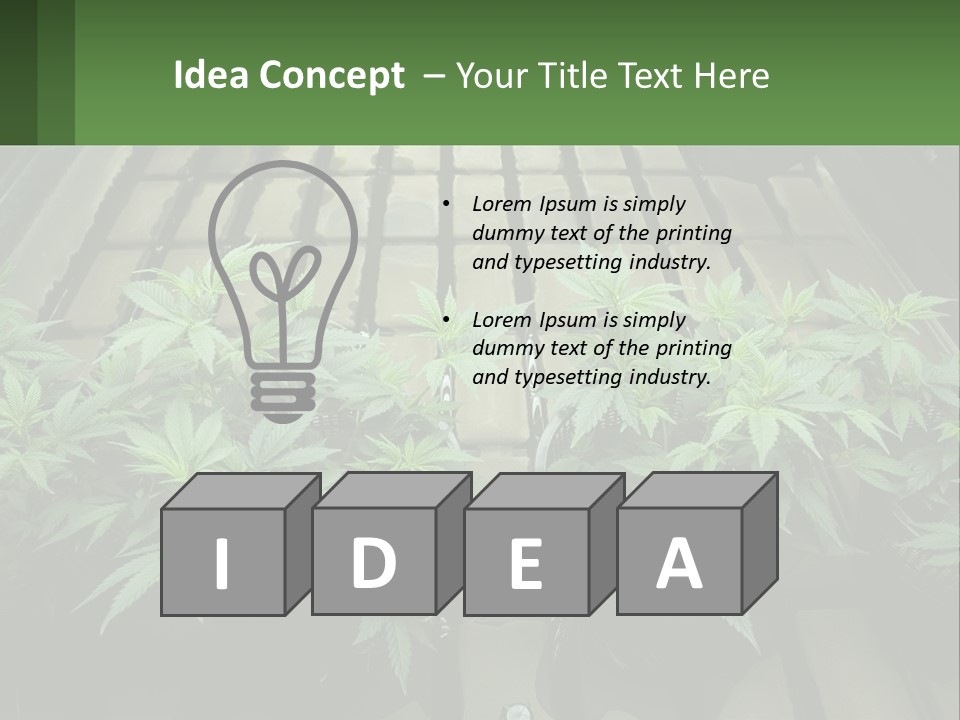 Cold Electric Air PowerPoint Template