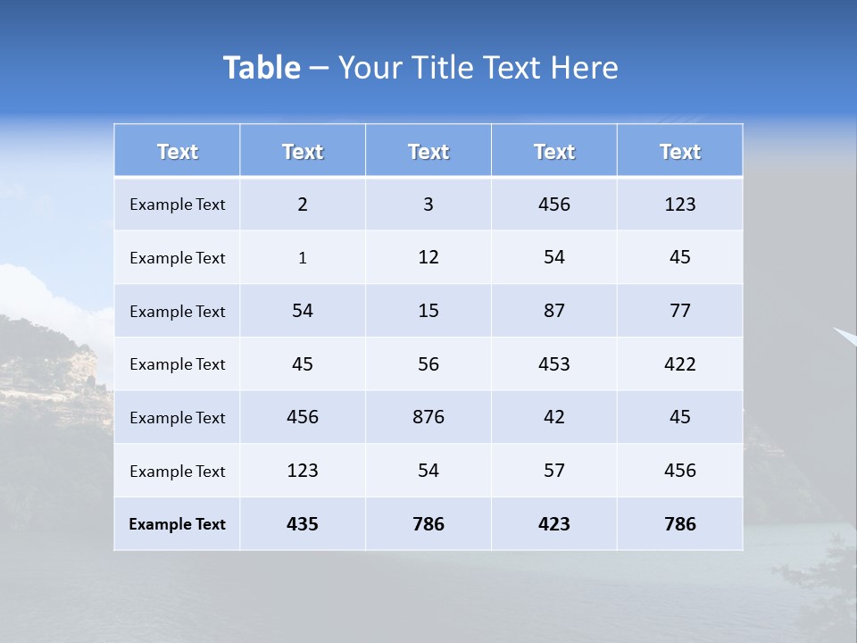Cold Cooling Switch PowerPoint Template