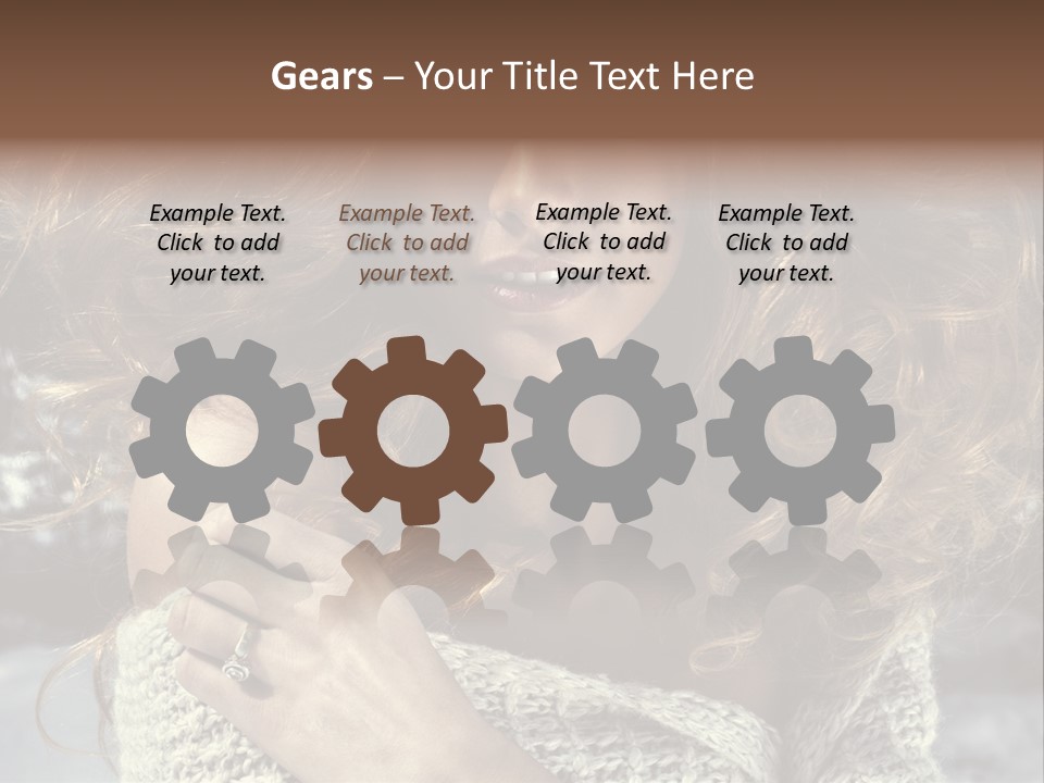 Electric Industry Temperature PowerPoint Template