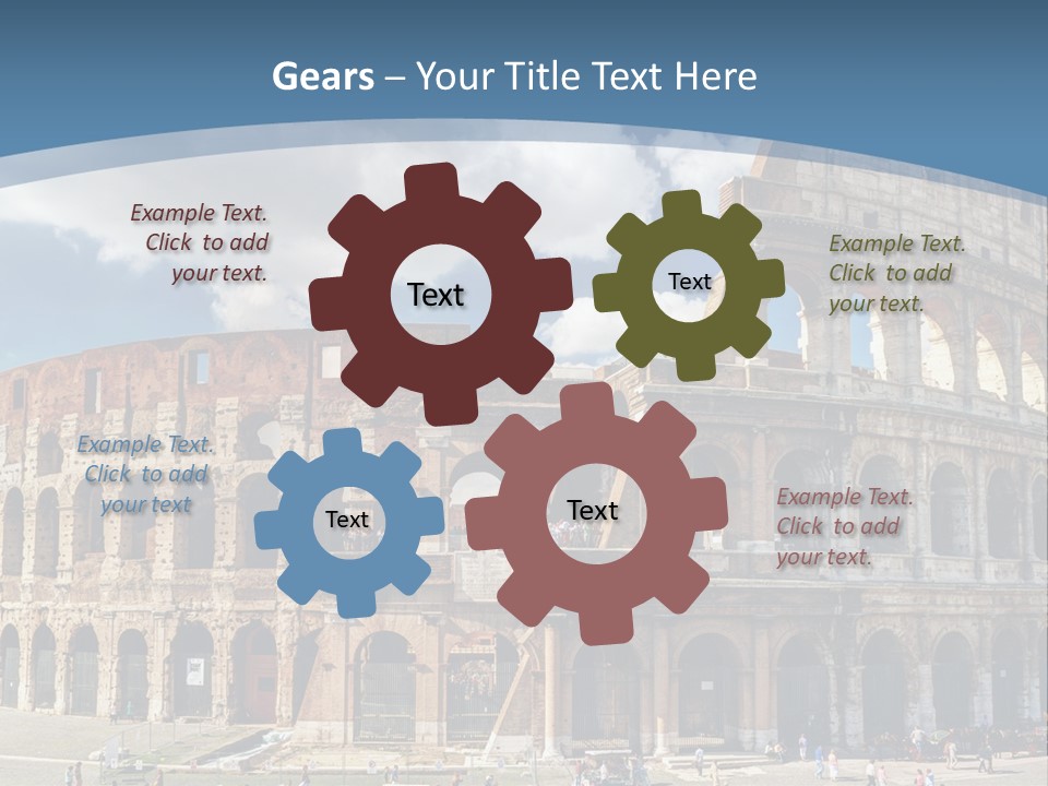 White Ventilation Supply PowerPoint Template