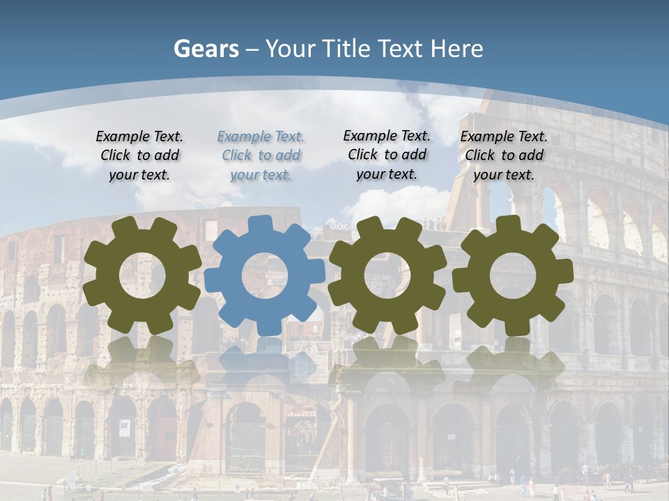 White Ventilation Supply PowerPoint Template