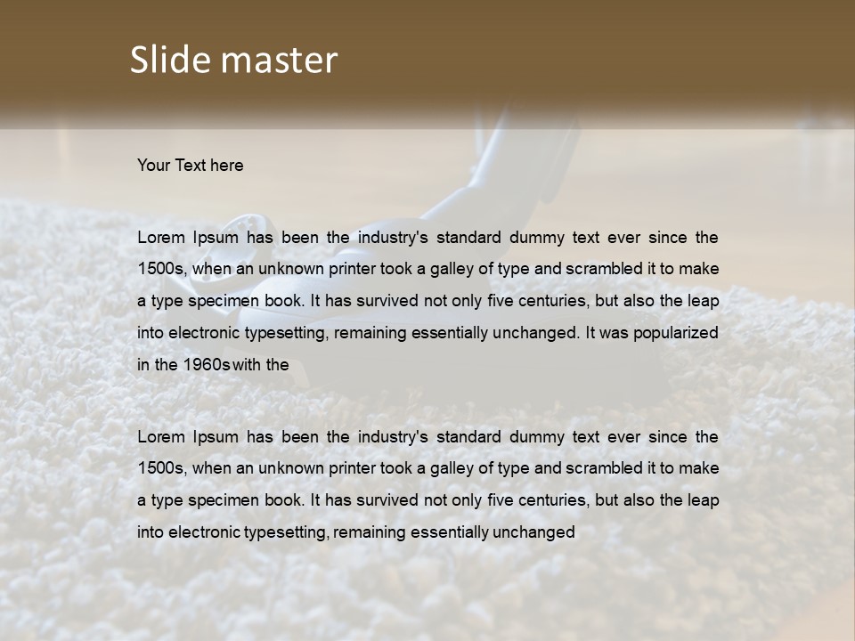 Temperature Cool Remote PowerPoint Template
