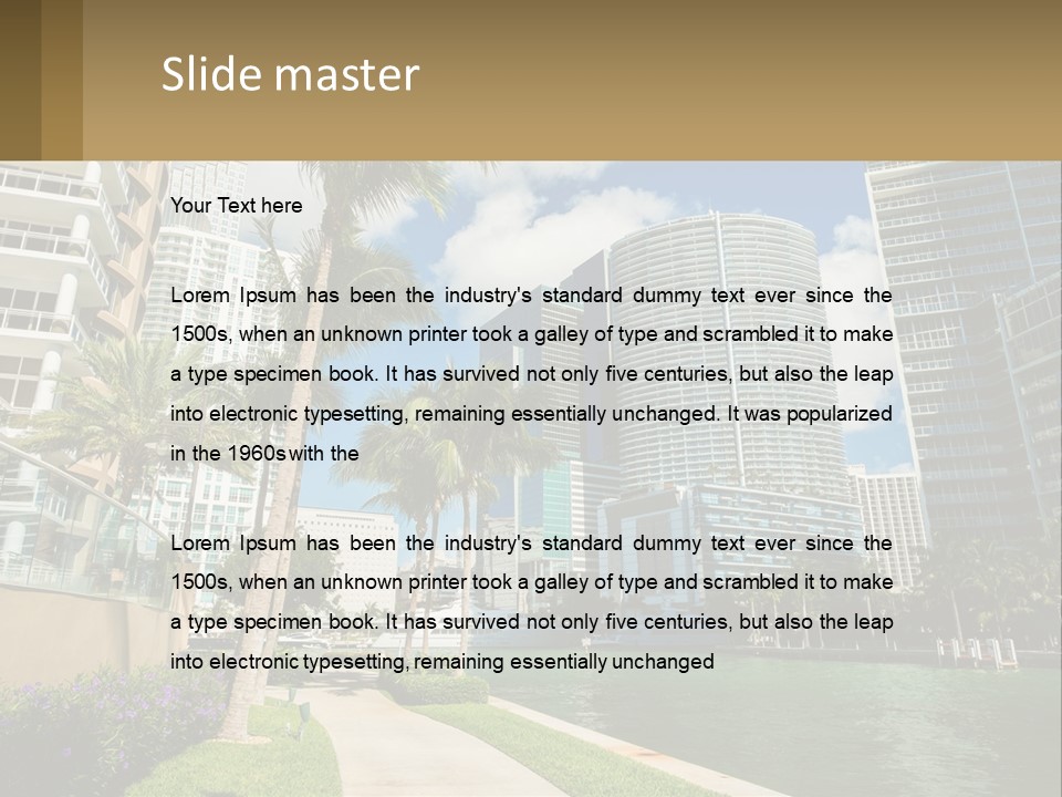 Industry Conditioner Power PowerPoint Template