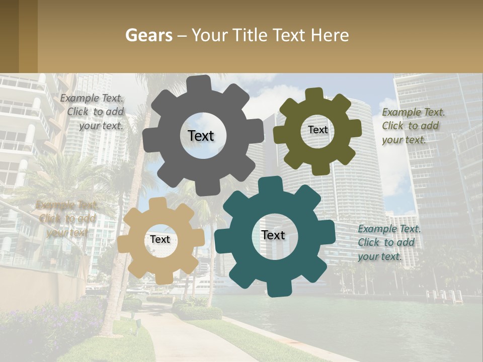 Industry Conditioner Power PowerPoint Template