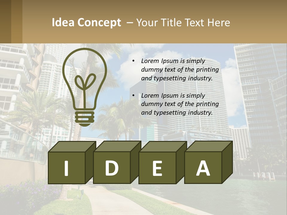 Industry Conditioner Power PowerPoint Template