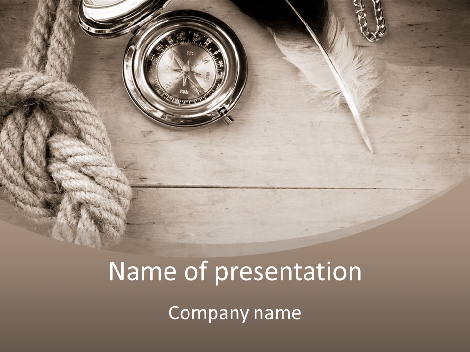 Remote Part White PowerPoint Template