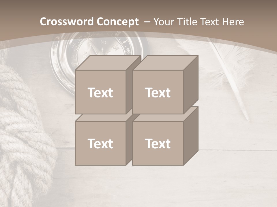 Remote Part White PowerPoint Template