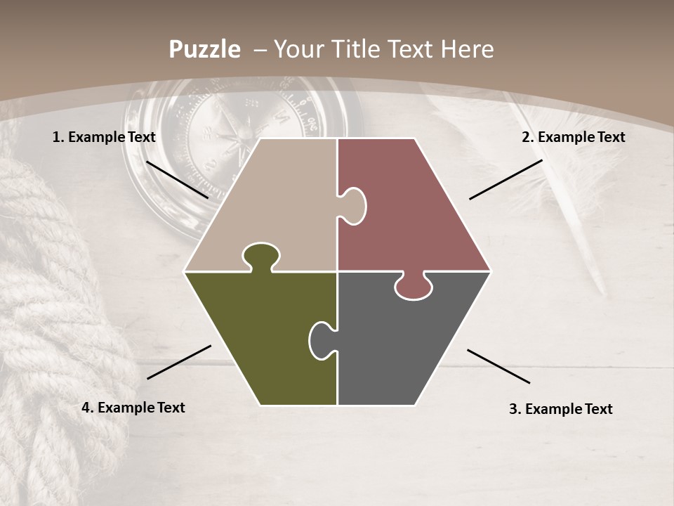 Remote Part White PowerPoint Template