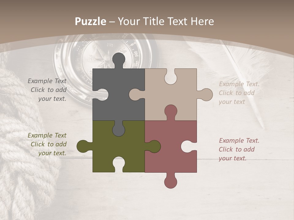 Remote Part White PowerPoint Template