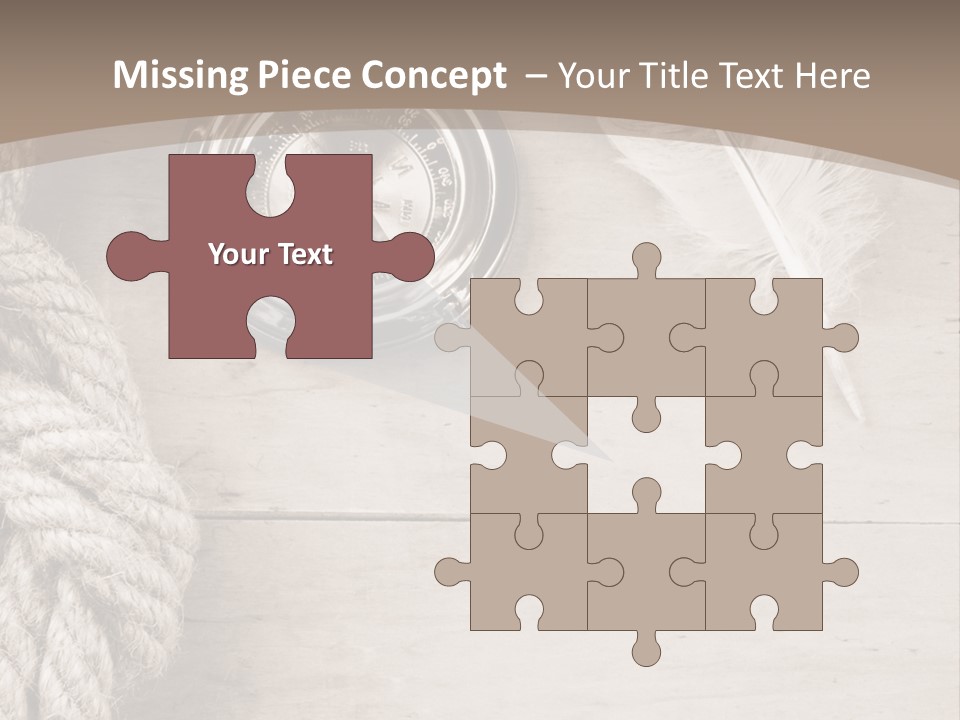 Remote Part White PowerPoint Template