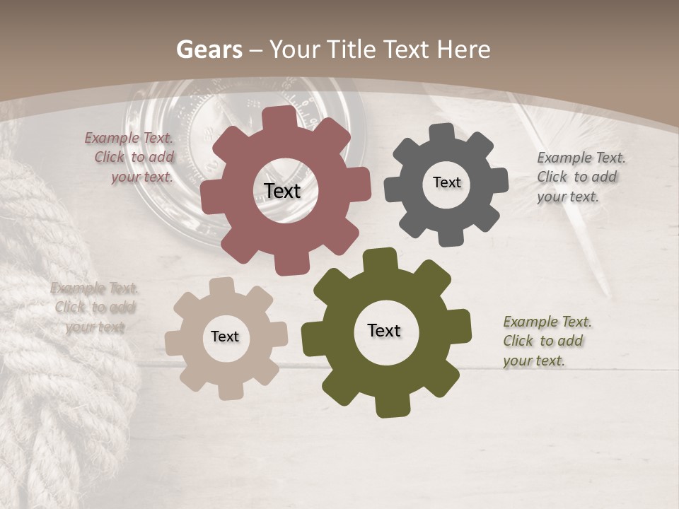 Remote Part White PowerPoint Template