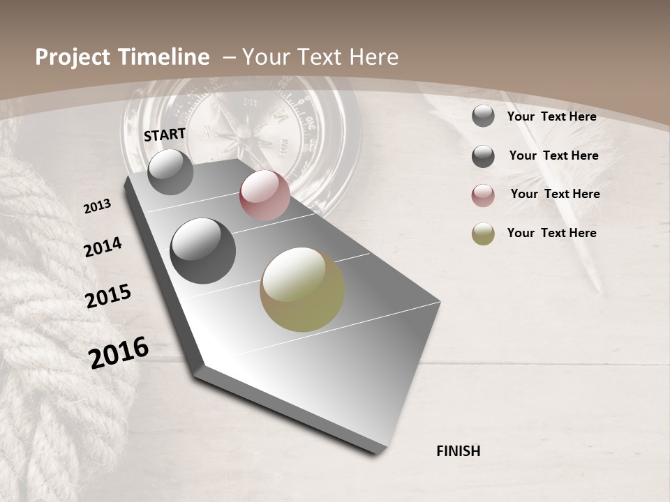 Remote Part White PowerPoint Template