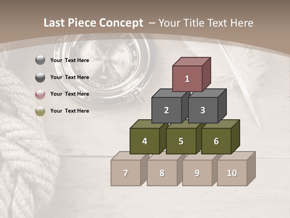 Remote Part White PowerPoint Template