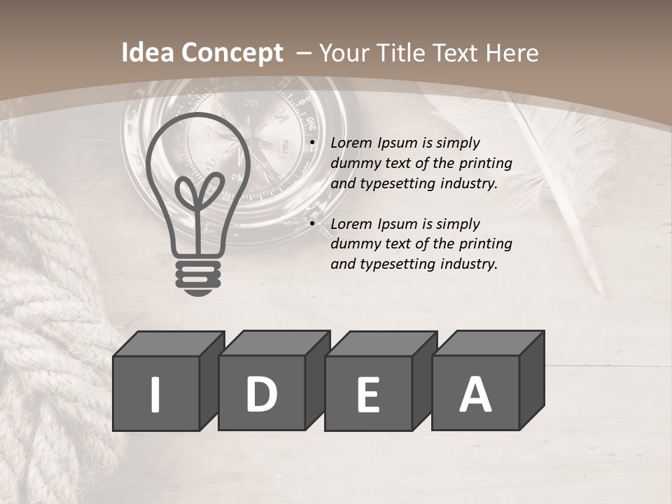 Remote Part White PowerPoint Template