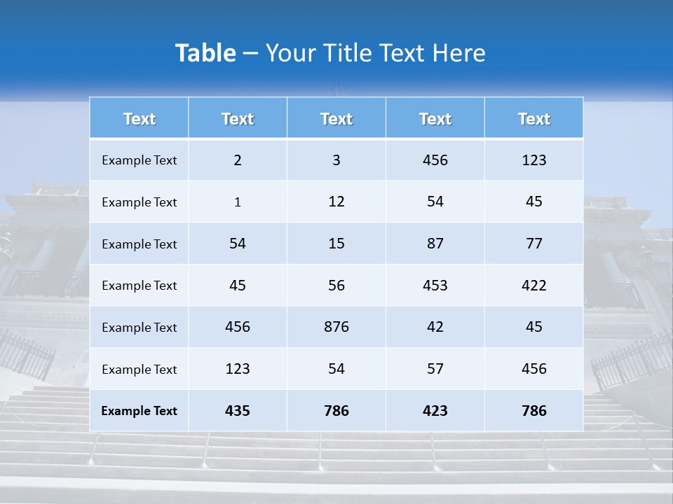 Equipment Unit Home PowerPoint Template