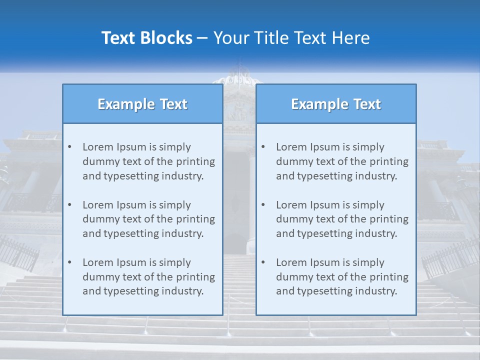 Equipment Unit Home PowerPoint Template