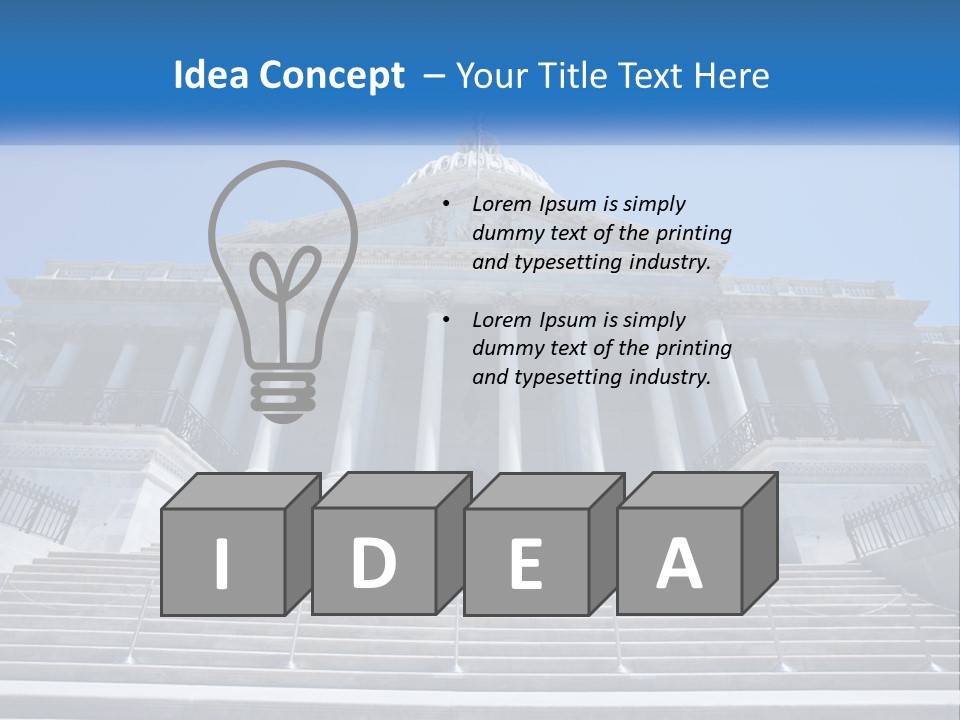 Equipment Unit Home PowerPoint Template