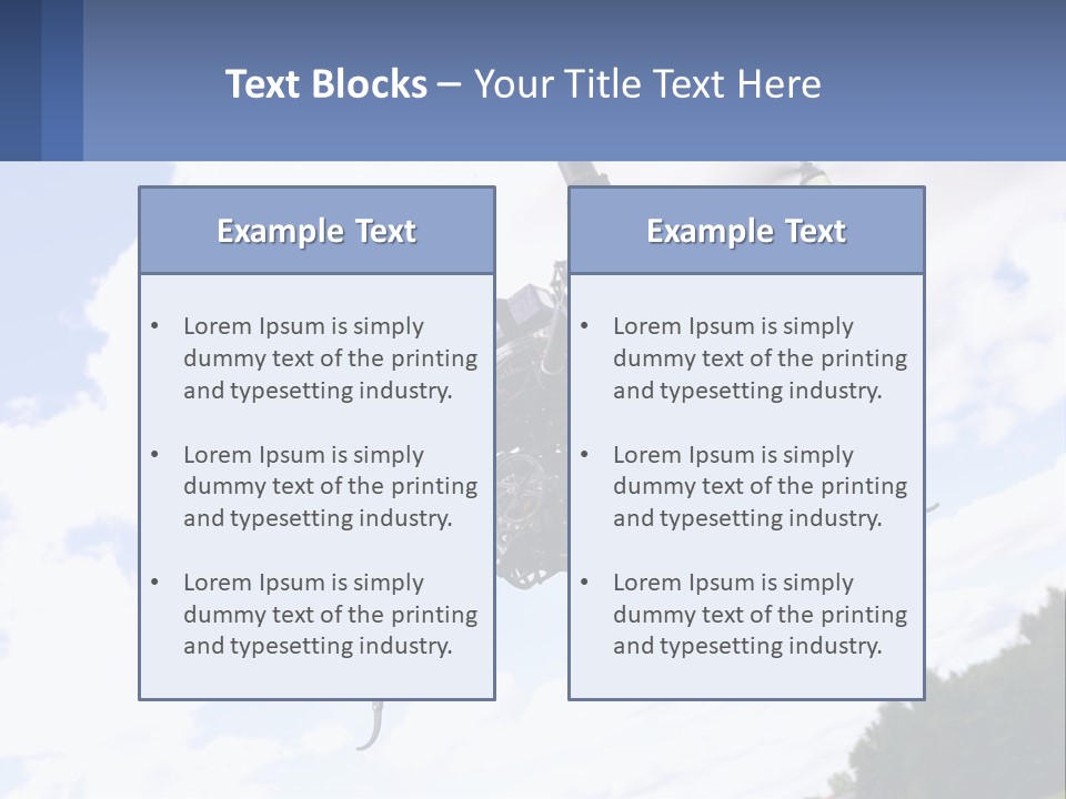 Equipment Part Power PowerPoint Template