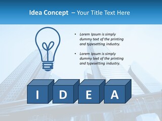 Power Electricity House PowerPoint Template