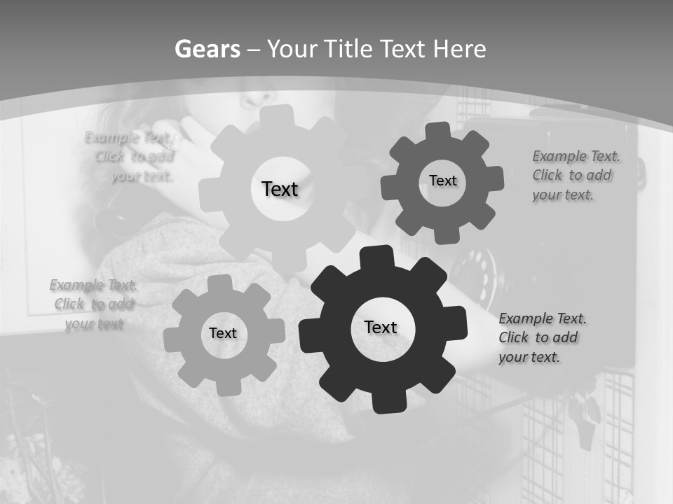 Cooling White Electric PowerPoint Template