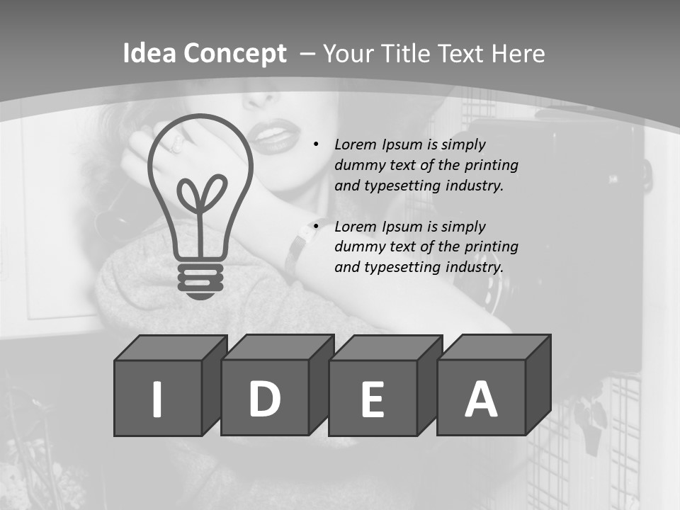 Cooling White Electric PowerPoint Template