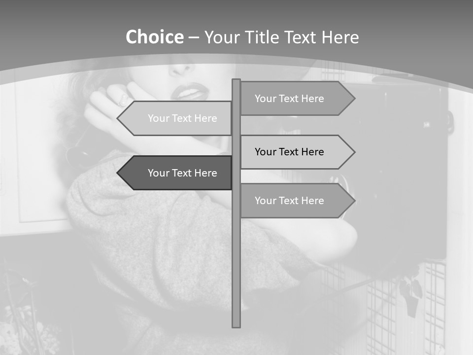 Cooling White Electric PowerPoint Template