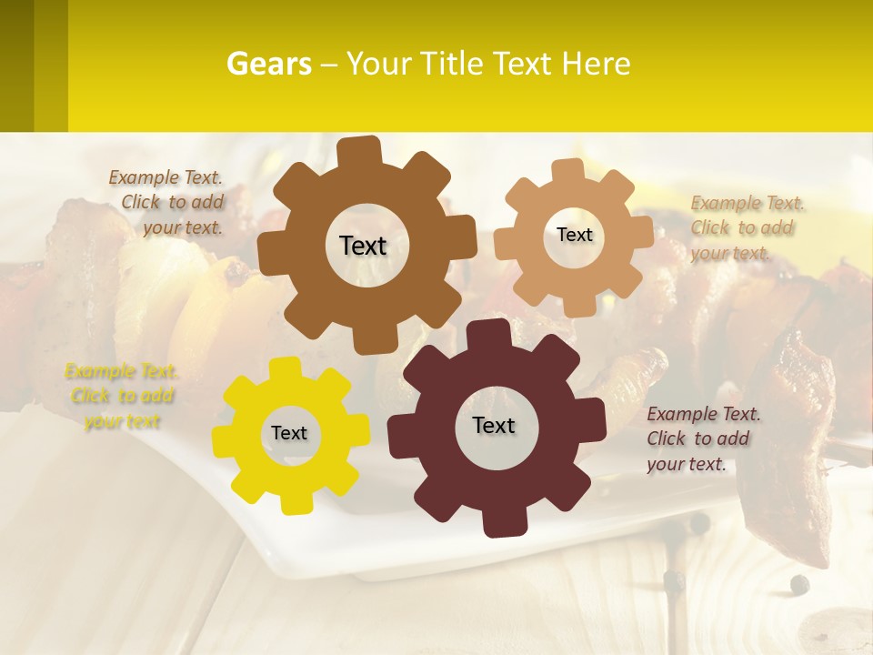 Energy Cold White PowerPoint Template