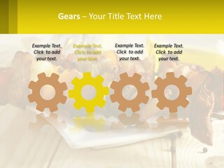 Energy Cold White PowerPoint Template