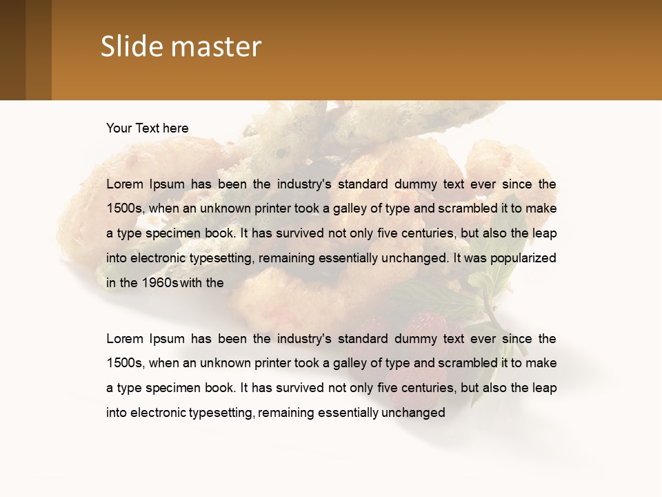 Temperature Cool Supply PowerPoint Template