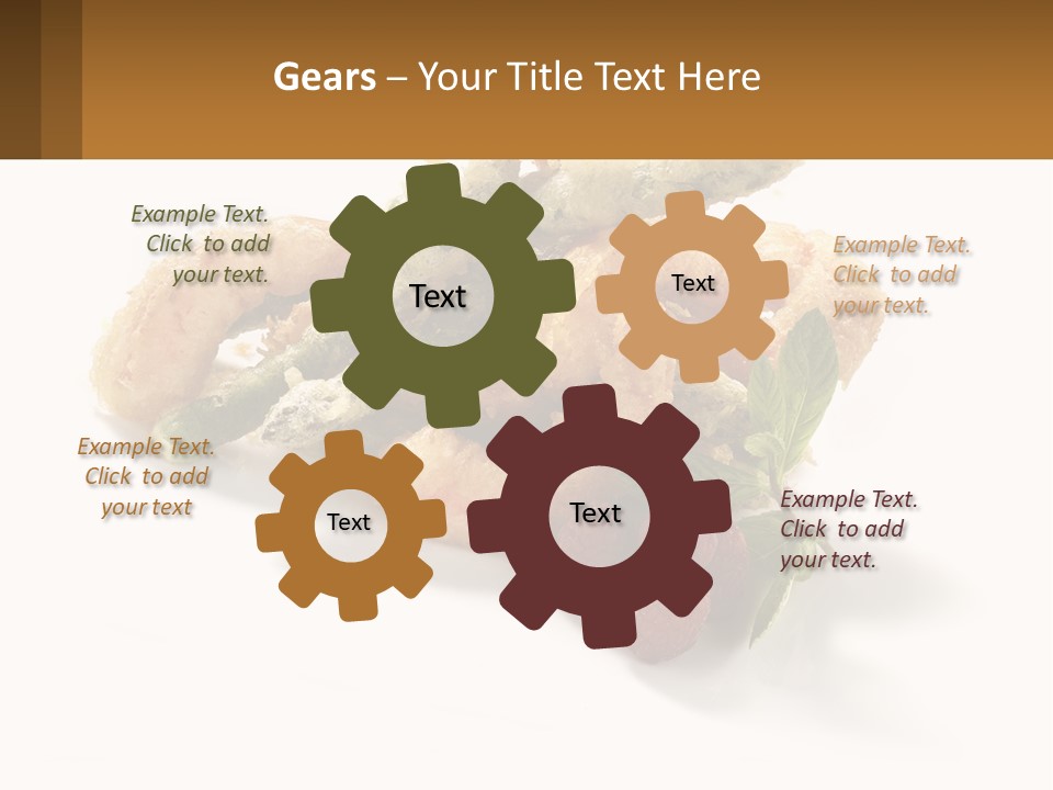 Temperature Cool Supply PowerPoint Template