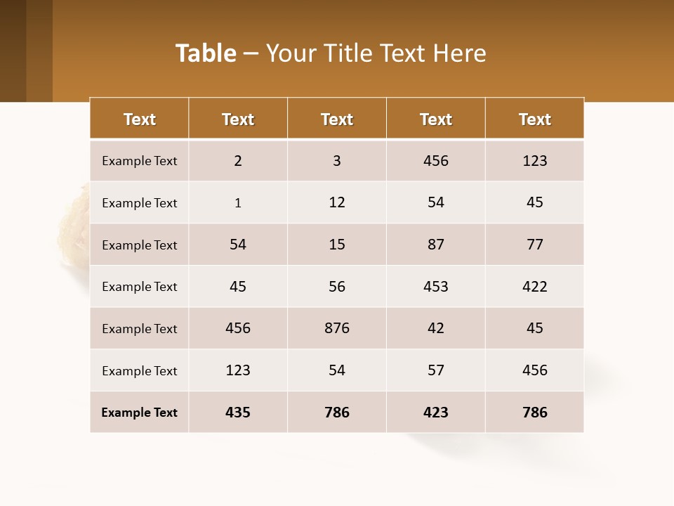 Temperature Cool Supply PowerPoint Template