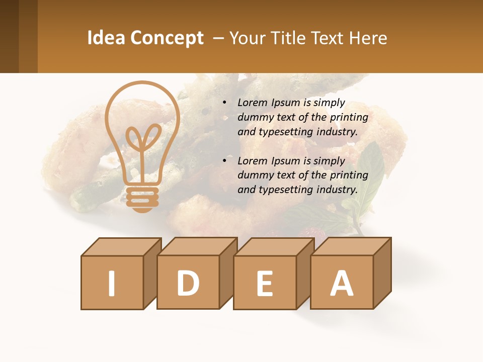 Temperature Cool Supply PowerPoint Template