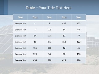 Air Electric Equipment PowerPoint Template