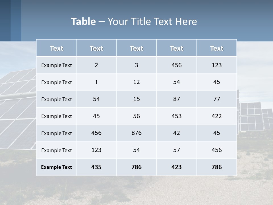 Air Electric Equipment PowerPoint Template