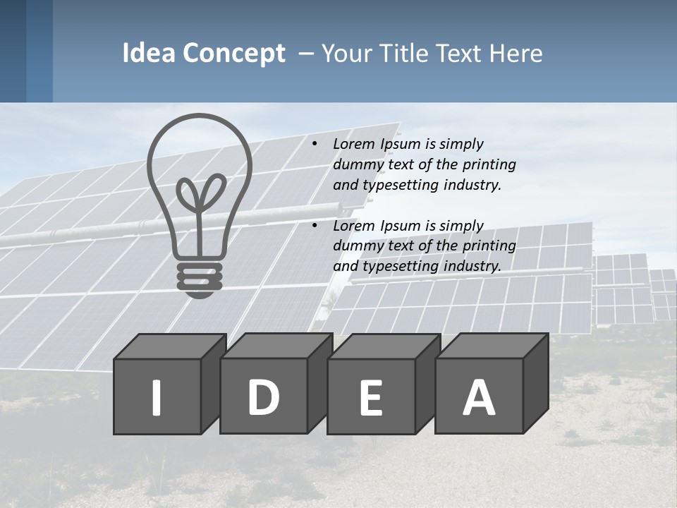 Air Electric Equipment PowerPoint Template