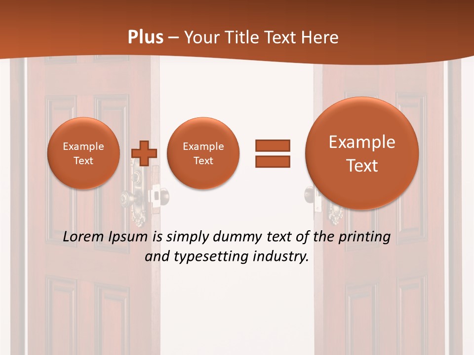 Equipment Heat Air PowerPoint Template