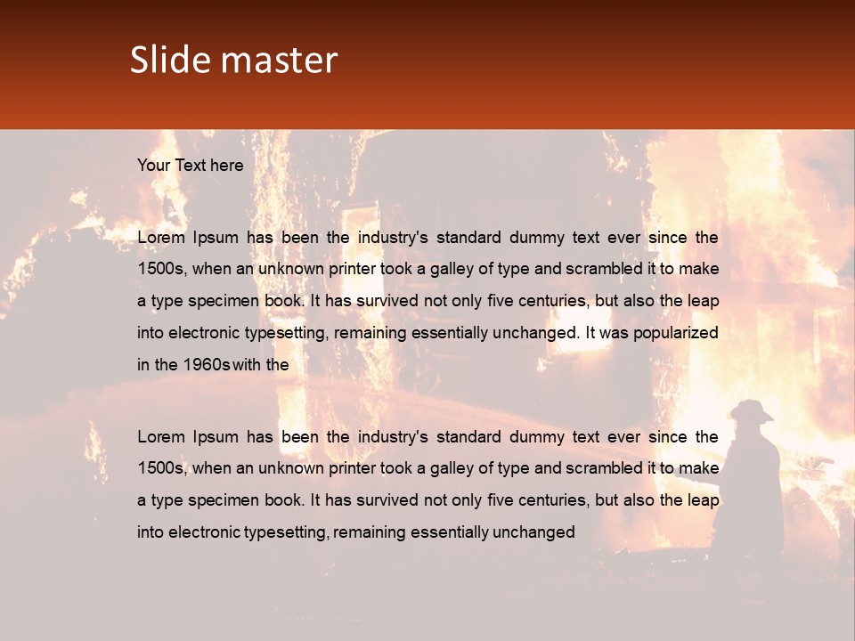 Electric Industry Electricity PowerPoint Template