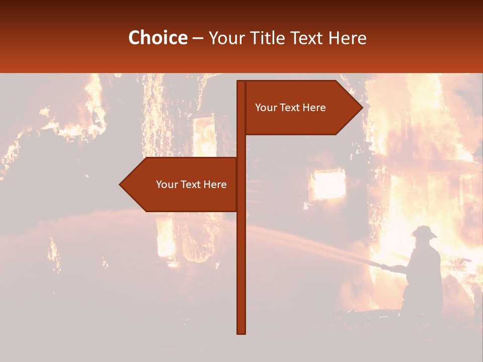 Electric Industry Electricity PowerPoint Template