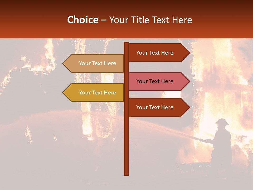 Electric Industry Electricity PowerPoint Template