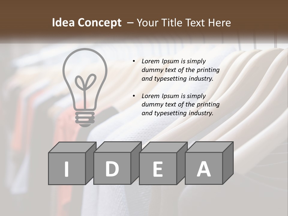 Conditioner Power Remote PowerPoint Template