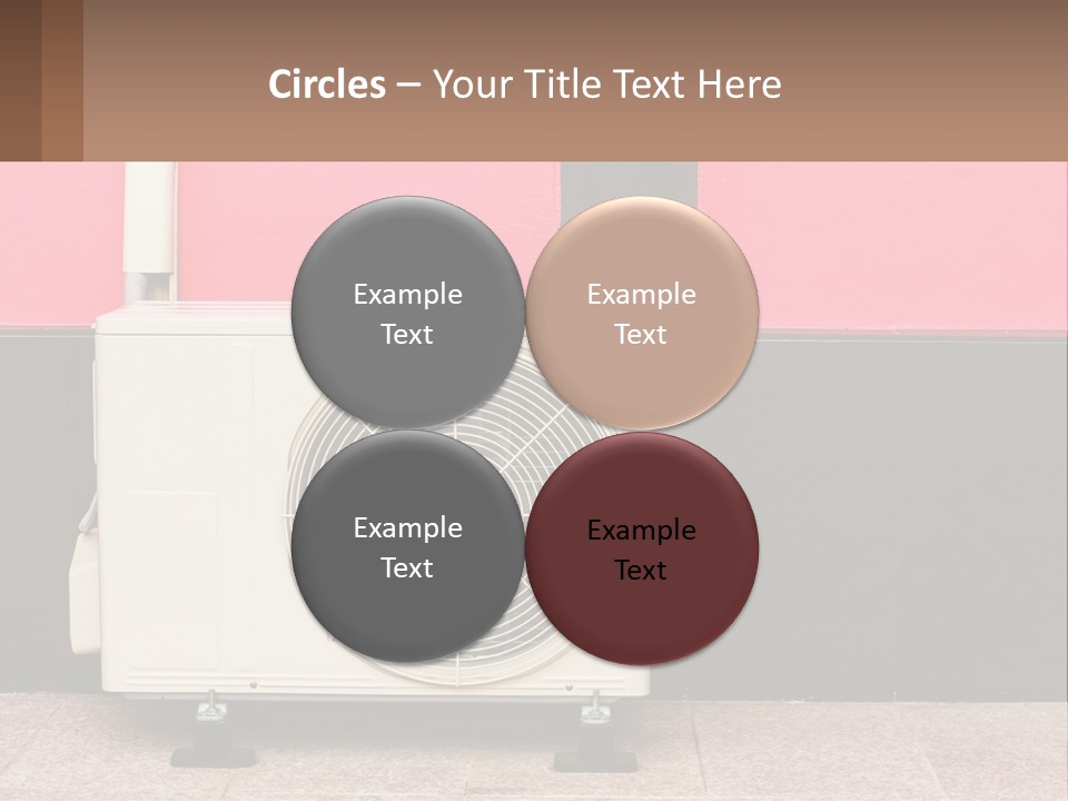 Conditioner Cold Heat PowerPoint Template