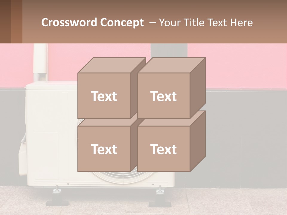 Conditioner Cold Heat PowerPoint Template