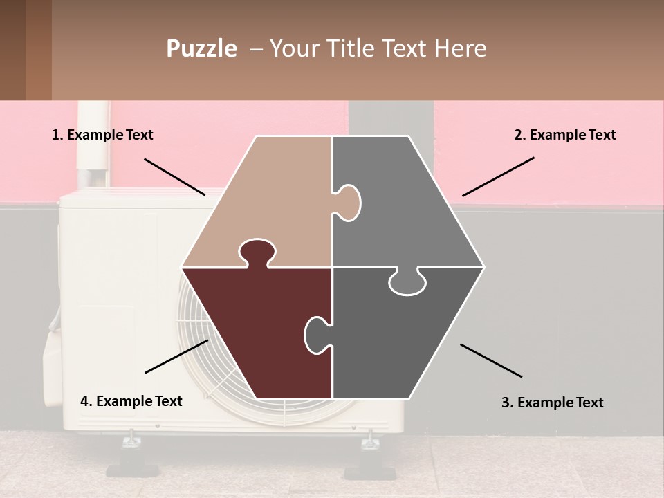Conditioner Cold Heat PowerPoint Template